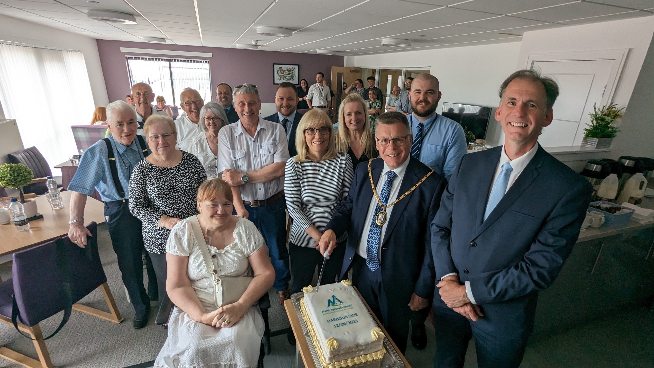Seventyone new homes officially opened at Irvine Harbourside